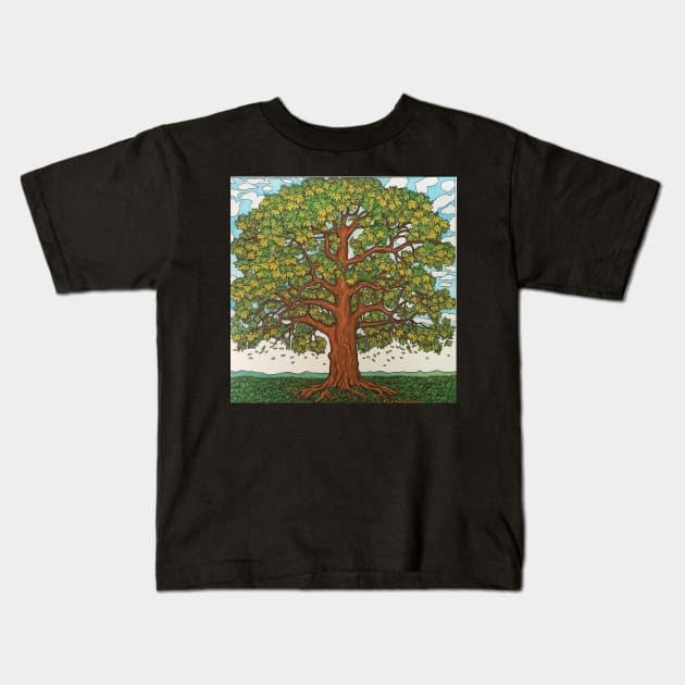 Sycamore tree Kids T-Shirt by ComicsFactory